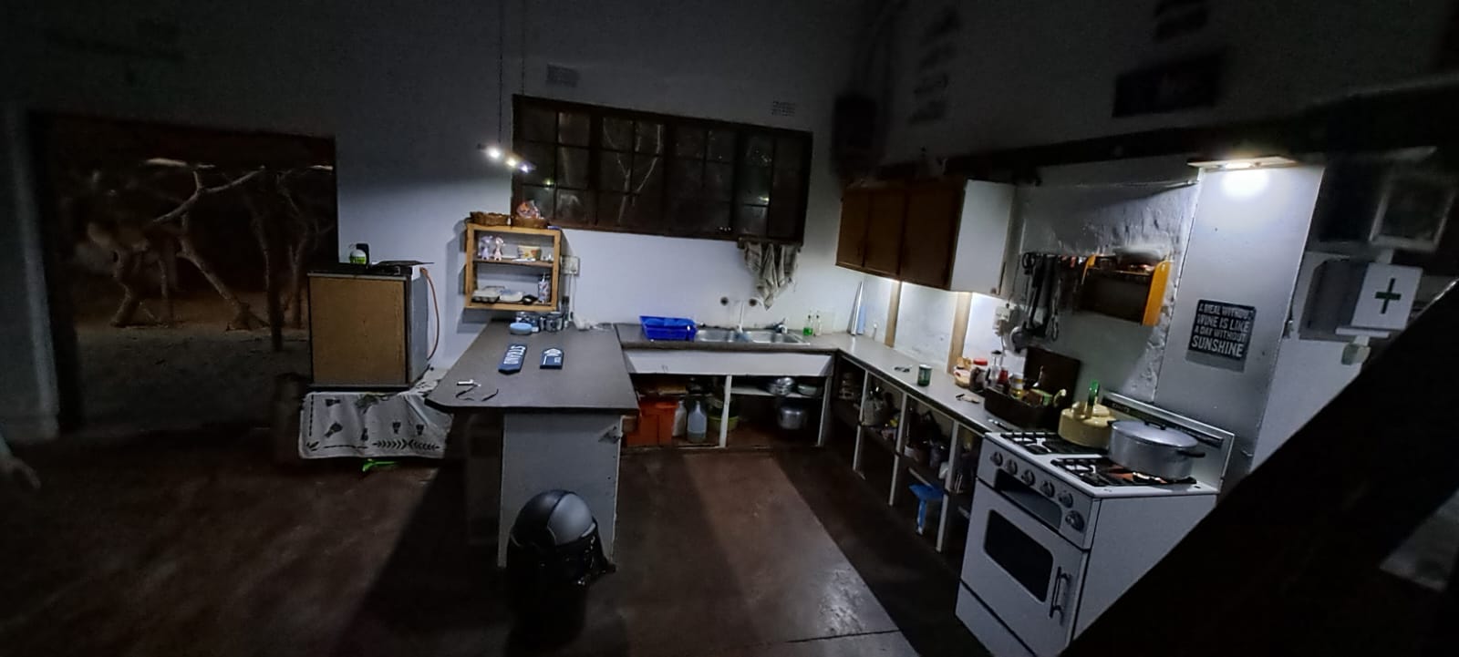 Kitchen at night